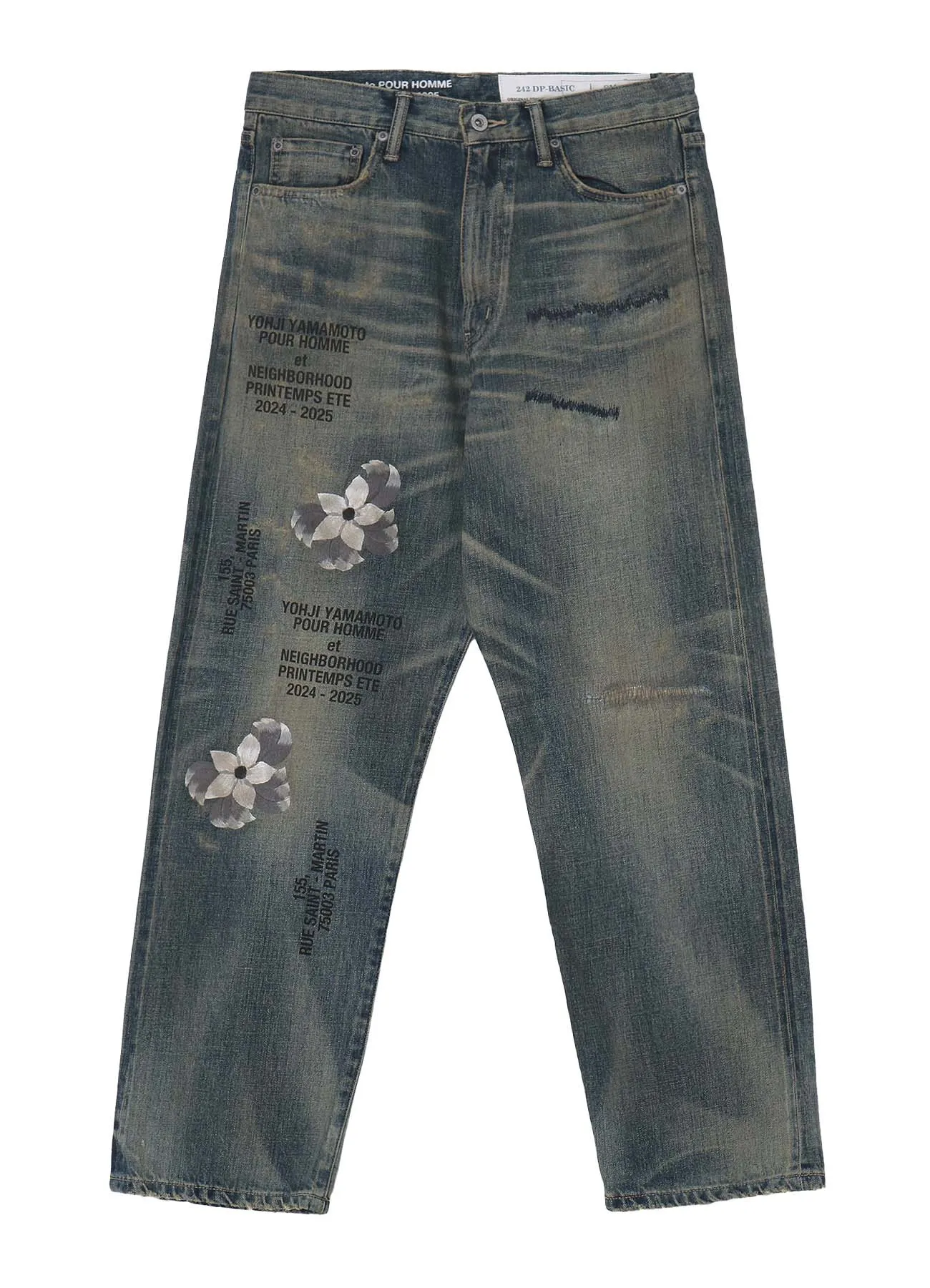 Yohji Yamamoto x NEIGHBORHOOD SAVAGE DENIM DP BASIC PANTS　